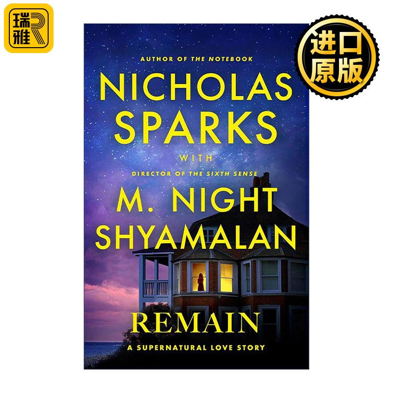 英文原版 Remain 留下 恋恋笔记本的作者新书 当代小说 尼古拉斯·斯帕克斯 Nicholas Sparks 英文版 进口英语原版书籍