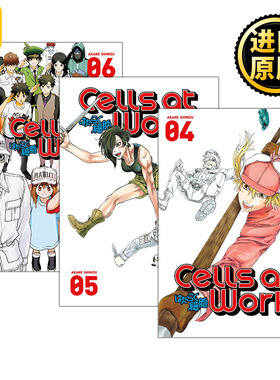 Cells At Work 工作细胞4-6册 英文原版