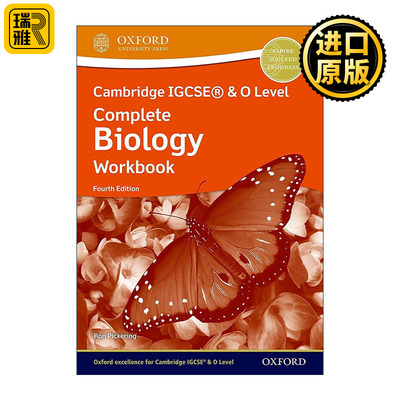英文原版 New Cambridge IGCSE & O Level Complete Biology Workbook 牛津剑桥国际学校中学考试 生物练习册 第四版 英文版 进口
