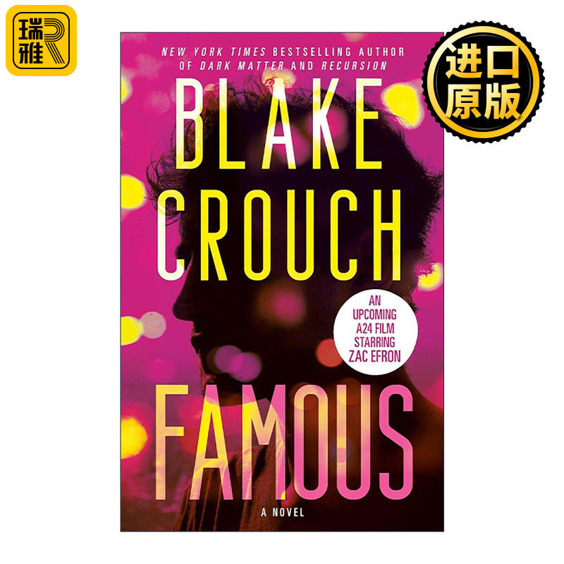 英文原版 Famous 成名 惊悚悬疑小说 人生复本作者布莱克·克劳奇新作 英文版 进口英语原版书籍