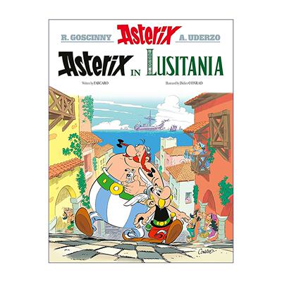 英文原版 Asterix in Lusitania 高卢英雄历险记41 卢西塔尼亚之旅 经典冒险漫画 英文版 进口英语原版书籍