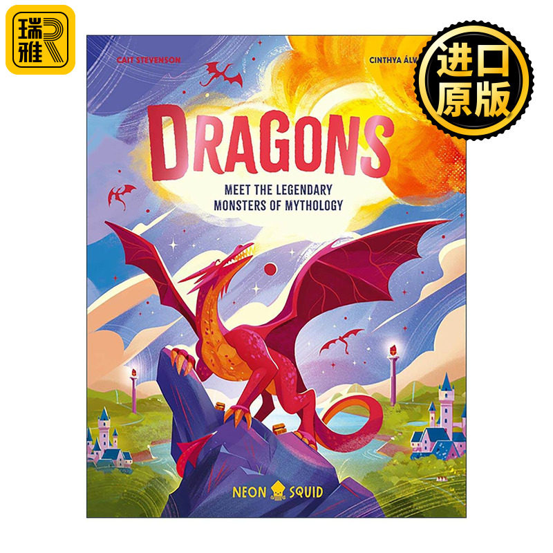 英文原版 Dragons 龙族 邂逅神话中的传奇怪兽 儿童科普百科读物 全彩插图精装 Myth Busters系列 英文版 进口英语原版书籍