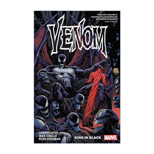 Cates King Venom Donny 漫威漫画 进口英语书籍 正版 卷六 Vol. Black 英文原版 毒液