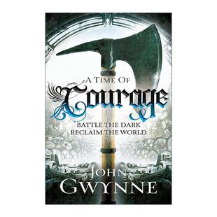 奇幻历史小说 Gwynne 勇气之时 英文版 John Blood 进口英语原版 Bone Courage 血与骨系列 Time 英文原版 书籍 and