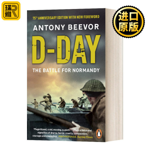 英文原版 D-Day 75th Anniversary Edition 诺曼底登陆 英文版 Antony Beevor 进口英语原版书籍