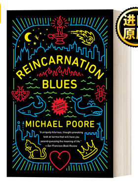 英文版 Reincarnation Blues 转世蓝调 当代奇幻浪漫小说 Michael Poore 英文原版