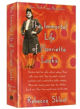 永生的海拉 英文原版 The Immortal Life of Henrietta Lacks 不朽的生命 HBO同名电影原著 Rebecca Skloot 思科鲁特 进口英语书籍