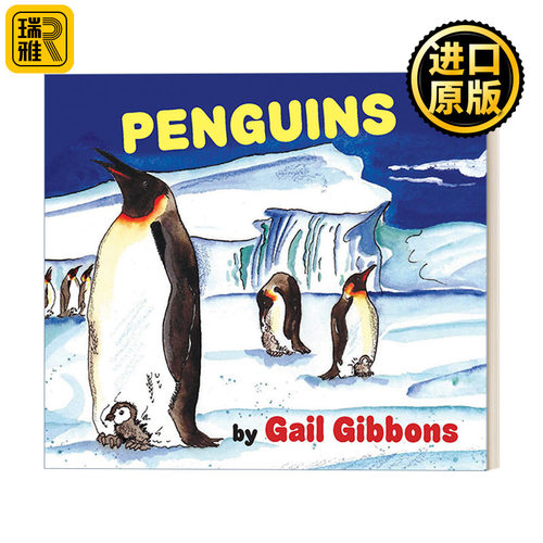 Penguins! 企鹅 盖尔吉本斯少儿百科 0-3岁幼儿儿童动物科普主题绘本 纸板书 Gail Gibbons