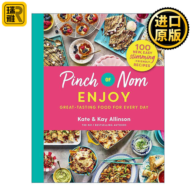 英文原版 Pinch of Nom Enjoy 一百种简单健康的食谱 早餐正餐小吃甜点 精装 英文版 进口英语原版书籍