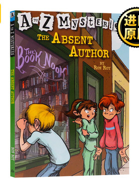 字母之谜1 失踪的小说家 英文原版 A to Z Mysteries 1 The Absent Author 英文版 Ron Roy 进口英语原版书籍
