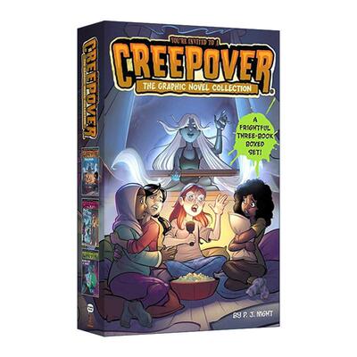 英文原版 You're Invited to a Creepover the Graphic Novel Collection 欢迎参加鬼屋派对1-3册盒装 漫画版 进口英语原版书籍