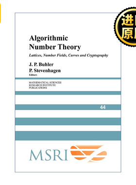 Algorithmic Number Theory 算法数论 剑桥数理研究所刊物系列
