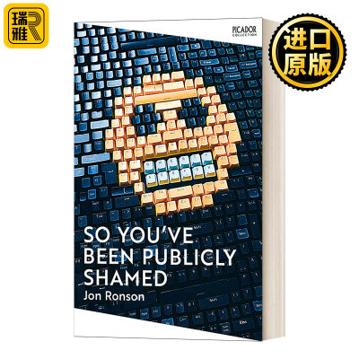 So Youb ve Been Publicly Shamed Jon Ronson 进口英语原版书籍