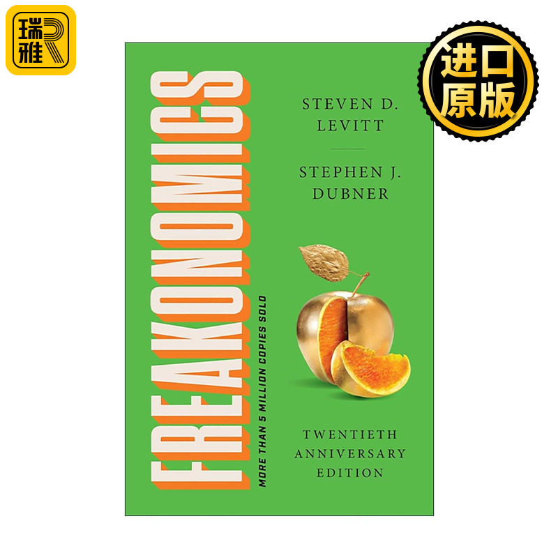 英文原版 Freakonomics 魔鬼经济学 20周年纪念版 英文版 进口英语原版书籍