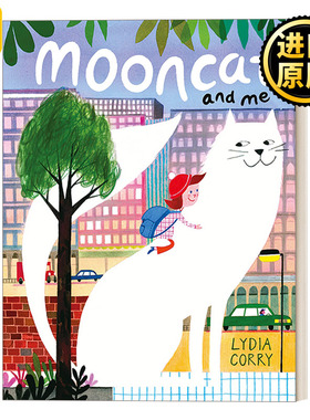 Mooncat and Me 月亮猫和我 英国插画师Lydia Corry