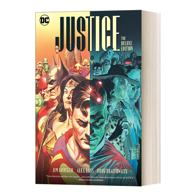 英文原版 Justice The Deluxe Edition DC漫画正义精装豪华收藏版 Alex Ross英文版 Jim Krueger进口英语原版书籍