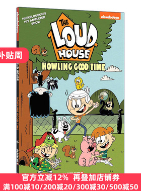 英文原版 The Loud House 21 Howling Good Time 喧闹一家亲21 漫画小说 英文版 进口英语原版书籍