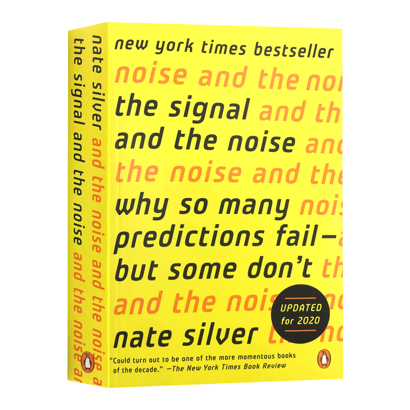 信号与噪声 英文原版 The Signal and the Noise 罗辑思维书单 英文版 Nate Silver 进口英语原版书籍