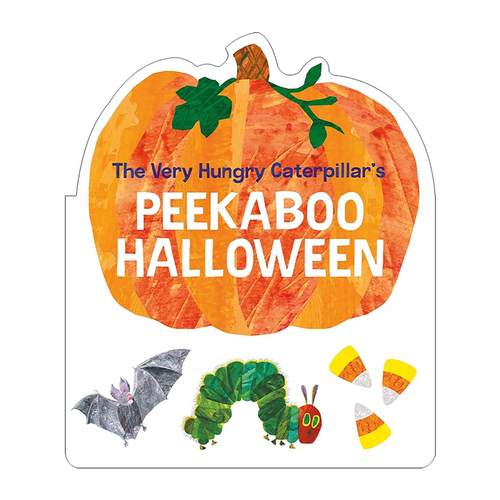 英文原版 The Very Hungry Caterpillar's Peekaboo Halloween 好饿的毛毛虫 万圣节纸板书 英文版 进口英语原版书籍