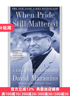 英文原版 When Pride Still Mattered 自豪仍然很重要 隆巴迪的一生 英文版 进口英语原版书籍