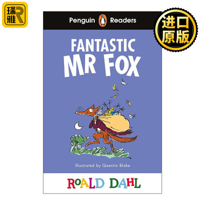英文原版 Penguin Readers Level 2 Roald Dahl Fantastic Mr Fox 企鹅分级阅读2级 罗尔德达尔 了不起的狐狸先生 进口英语书籍