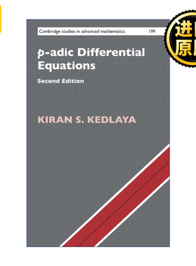 p-adic Differential Equations  p-adic微分方程 剑桥高等数学研究系列 精装