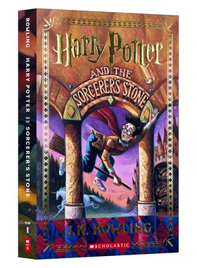 英文原版 Harry Potter and the Sorcerer's Stone 哈利波特与魔法石 彩边版 英文版 进口英语原版书籍