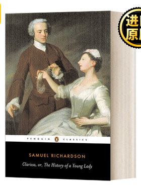英文原版小说 Clarissa Or the History of a Young Lady 塞缪尔 理查逊 拉丽莎 英文版 Richardson， Samuel 进口英语原版书籍