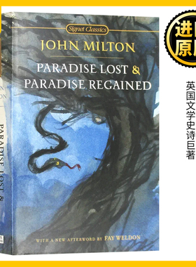 失乐园和复乐园 英文原版小说 Paradise Lost and Paradise Regained 英国文学史诗巨著 John Milton 约翰弥尔顿 进口英语书籍