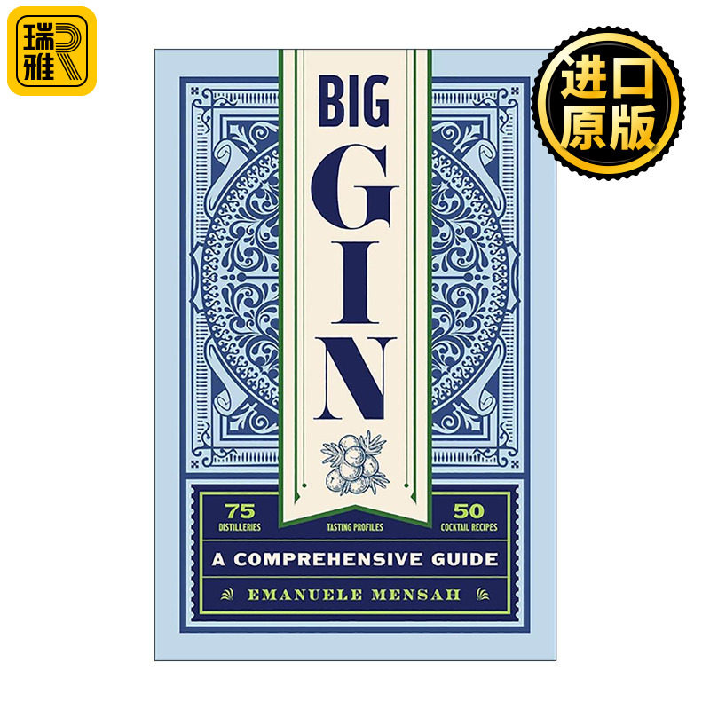 英文原版 Big Gin 大杜松子酒 世界古老烈酒之一的重生 精装 英文版 进口英语原版书籍