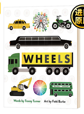 精装Wheels Cars Cogs Carousels and Other Thin 英文原版进口书籍