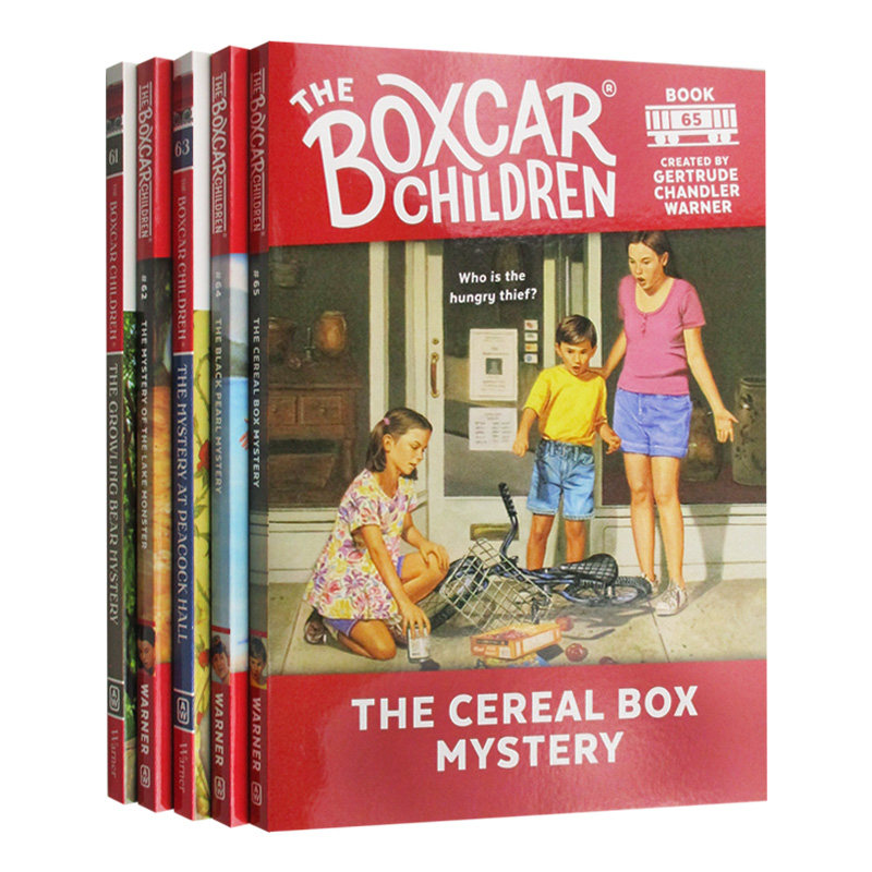 棚车少年61-65册套装 英文原版 The Boxcar Children Mysteries Books 61-65 美国经典儿童读物励志故事  全英文版进口英语书籍