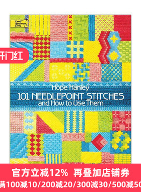 英文原版 101 Needlepoint Stitches and How to Use Them 101种针线活实用插图指南 针脚 装饰设计 英文版 进口英语原版书籍