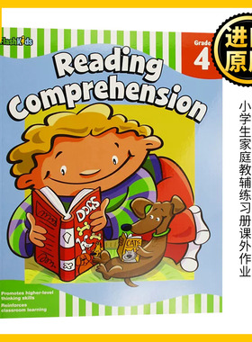 小学四年级英语阅读理解练习册 Flash Skills Reading Comprehension Grade 4 英文原版Flash Kids Editors全英文版进口原版英语书