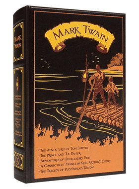 正版 Mark Twain 马克吐温 5个故事合集 Leatherbound Classics