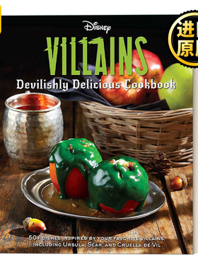 英文原版 Disney Villains: Devilishly Delicious Cookbook