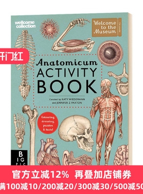 欢迎来到博物馆系列 解剖馆活动书 英文原版 Anatomicum Activity Book Welcome To The Museum 人体 英文版进口英语科普读物书籍
