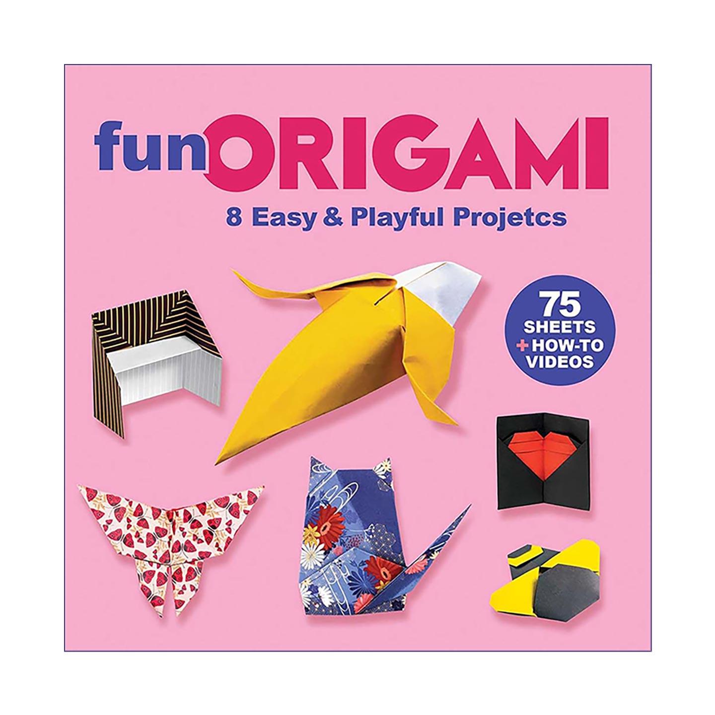 英文原版 Fun Origami 趣味折纸 含教学视频 三维立体 英文版 进口英语原版书籍