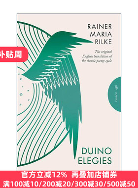 英文原版 Duino Elegies 杜伊诺哀歌 里尔克 英文版 进口英语原版书籍