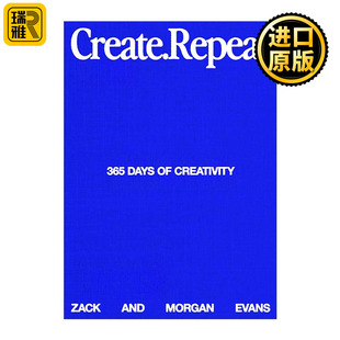 英文原版 Create Repeat 每日创作指南 精装 克服创作障碍 消除冒名顶替综合症 英文版 进口英语原版书籍