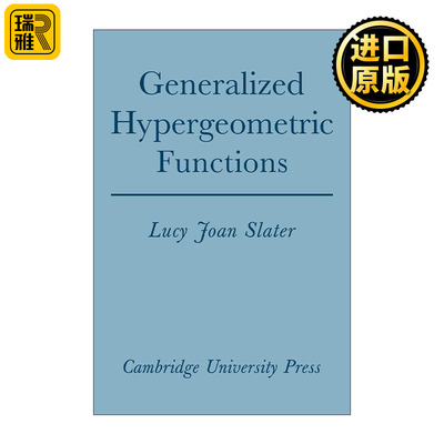 Generalized Hypergeometric Functions Lucy Joan Slater