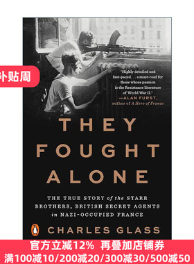 英文原版 They Fought Alone 他们独自作战 斯塔尔兄弟的真实故事 历史 Charles Glass 英文版 进口英语原版书籍