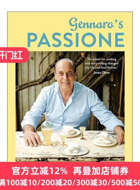 英文原版 Gennaro's Passione 意大利名厨Gennaro Contaldo的经典意式食谱 精装 英文版 进口英语原版书籍