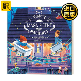 Tom's Magnificent Machines 汤姆的磁力机器 突突山上的秘密基地同作者 平装绘本