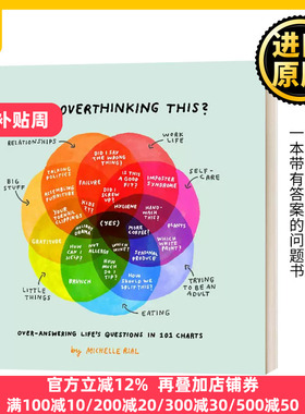 是我想多了吗 英文原版 Am I Overthinking This 101个生活中过度思考的小问题 英文版 Michelle Rial 进口英语原版书籍