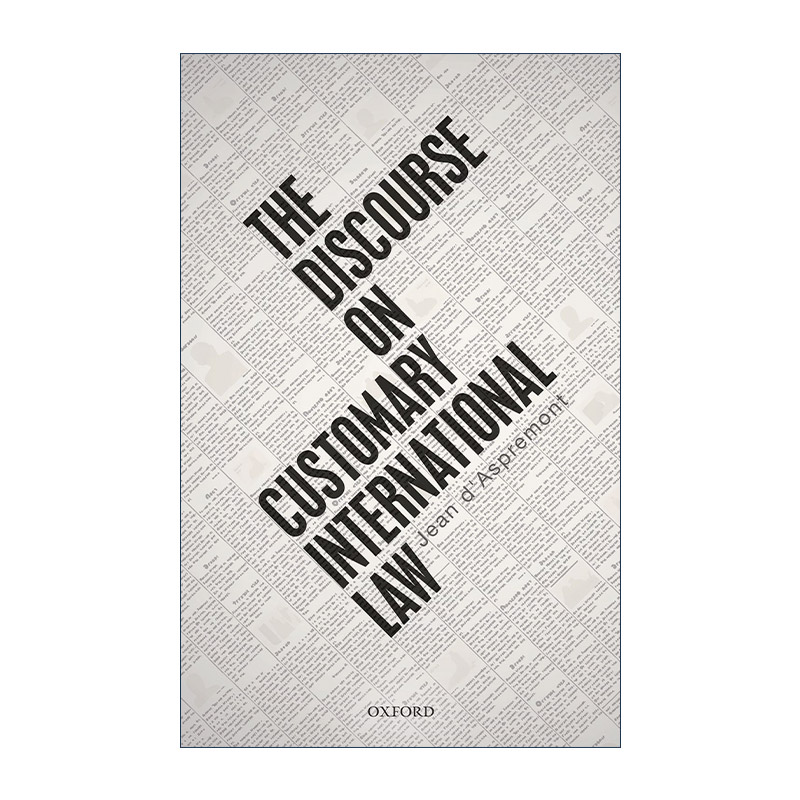 正版 The Discourse on Customary International Law 英文原版 进口英语书籍