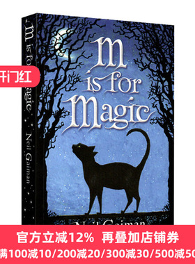 M代表魔法 英文原版 M Is For Magic 尼尔盖曼短篇故事集Neil Gaiman 坟场之书Coraline鬼妈妈好兆头美国众神睡魔作者进口英语书籍