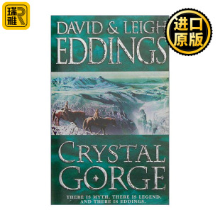英文原版 大卫·艾丁斯奇幻小说 进口英语原版 书籍 水晶峡谷 英文版 沉睡之神3 Gorge Crystal 圣石传奇系列作者