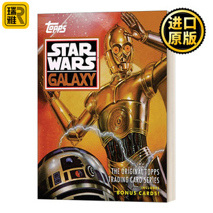 Star Original 星际大战 进口英语书籍 托普斯交易卡系列 英文原版 Galaxy Card Topps Wars Trading Series精装 The 星球大战星系