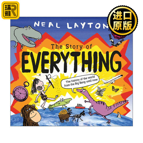 英文原版 The Story of Everything 一切事的故事 儿童科普百科知识绘本 Neal Layton 英文版 进口英语原版书籍